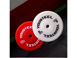 Диски технические для тяжелой атлетики YouSteel 2,5 - 5 кг пластиковые  