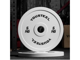 Диск для олимпийской штанги 5 кг соревновательный каучуковый YouSteel 