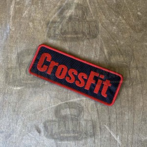 Патч CrossFit Black/Red Large (большой)