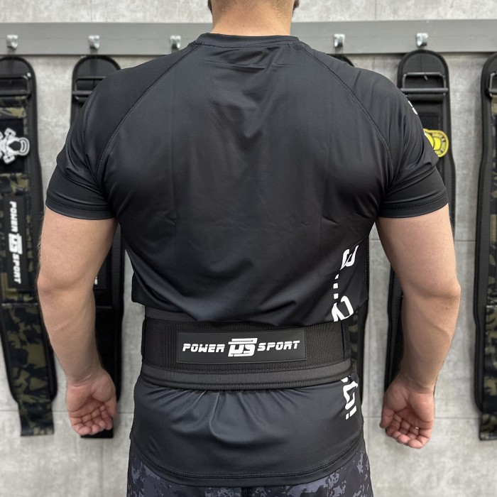 Пояс тяжелоатлетический LIFTING Belt Black от POWERSPORT Training