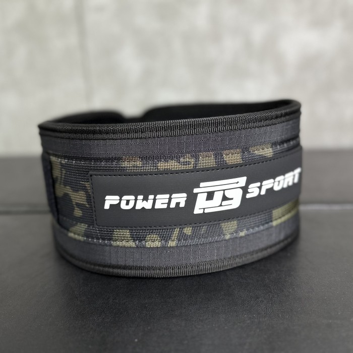 Пояс тяжелоатлетический LIFTING Belt Camo от POWERSPORT Training