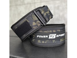 Пояс тяжелоатлетический LIFTING Belt Camo от POWERSPORT Training