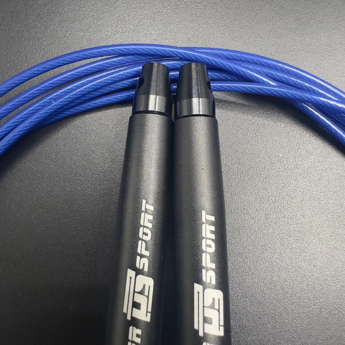 Скакалка Speed Rope Black/Blue от POWERSPORT Training