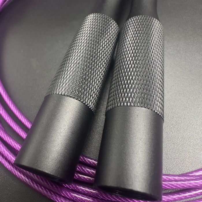 Скакалка Speed Rope Black/Purple от POWERSPORT Training