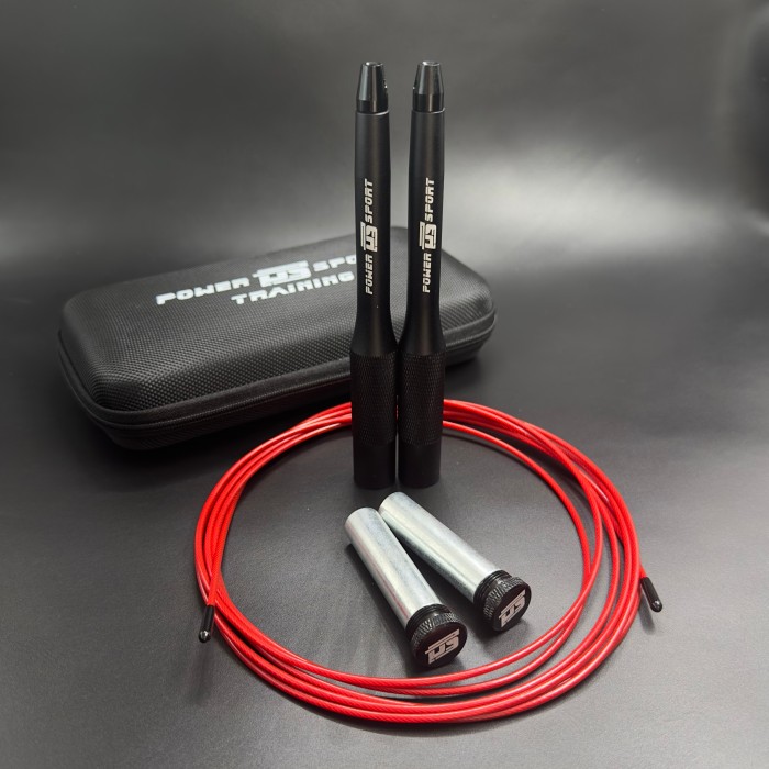 Скакалка Speed Rope Black/Red от POWERSPORT Training