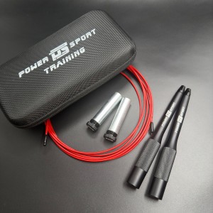 Скакалка Speed Rope Black/Red от POWERSPORT Training