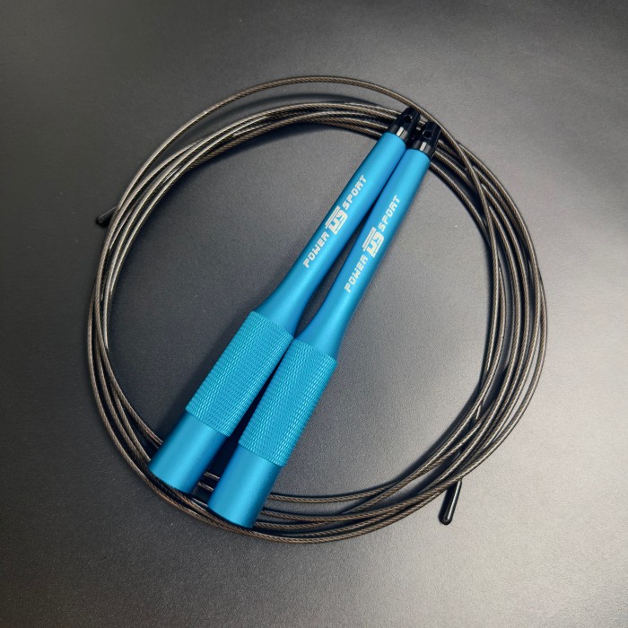 Скакалка Speed Rope Blue/Black от POWERSPORT Training