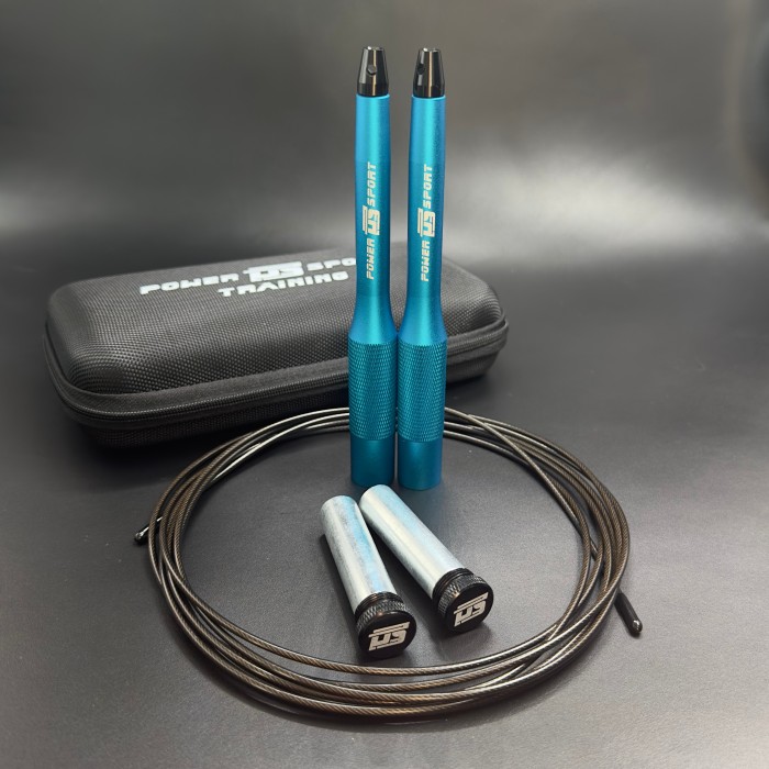 Скакалка Speed Rope Blue/Black от POWERSPORT Training