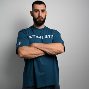 Футболка Athlete - Atlantic оверсайз от POWERSPORT Training